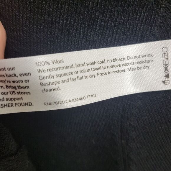 Eileen Fisher Wool Black Open Front Cardigan PETITE LIGHTWEIGHT PP - Picture 4 of 4